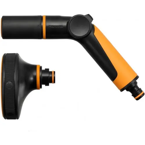Meilleur Prix Pistolet d‘arrosage - 2 fonctions avec tête multi-jets - set de pulvérisation jardin - FISKARS