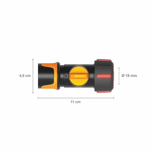 Raccord de tuyau ON/OFF 19 mm - FISKARS Nouveauté