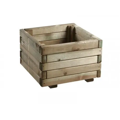 Vente Directe Bac A Fleur Pin Rustica 40X40Xh27Cm – Forest Style