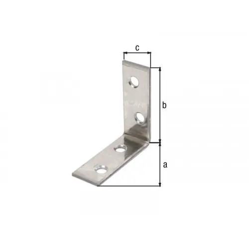 Paiement Sécurisé Equerre Chaise 60X60X18mm Inox – GAH ALBERTS