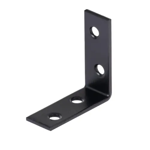 Achetez Aujourd&rsquo;hui Equerre chaise acier noir 40 x 40 x 15 mm ALBERTS – GAH ALBERTS