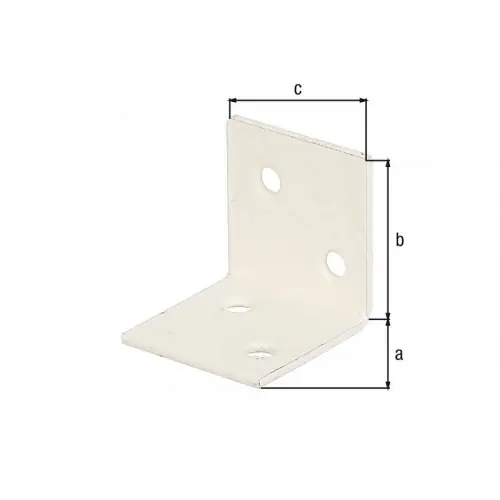 Equerre En Acier Plastifié, L.3 X L.3 X H.3 Cm - GAH ALBERTS Produit De Marque