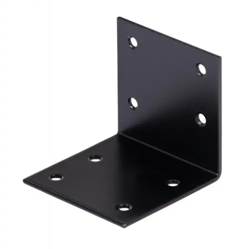 Offre Du Jour Equerre large acier noir 60 x 60 x 60 mm ALBERTS – GAH ALBERTS