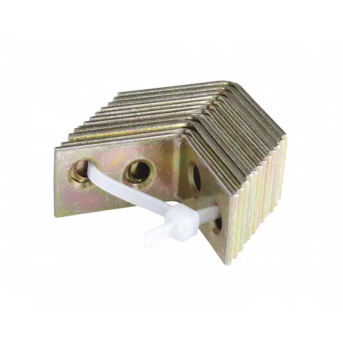 Lot de 12 équerres de chaise bichromaté, 25x25x14 mm - GAH ALBERTS Meilleure Vente