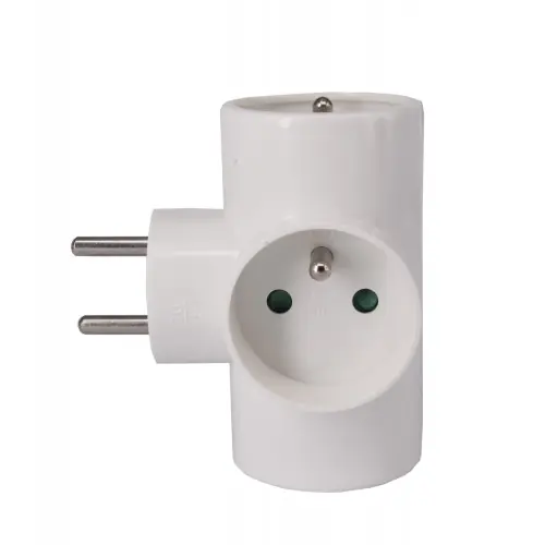Super Prix Triplite 3 prises 16 A blanche - adaptateur multiprise compact - Gao