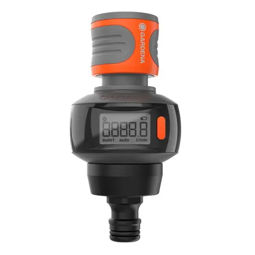 Prix Promo Compteur d‘eau à pile AquaCount - pose horizontale ou verticale - écran rotatif - GARDENA