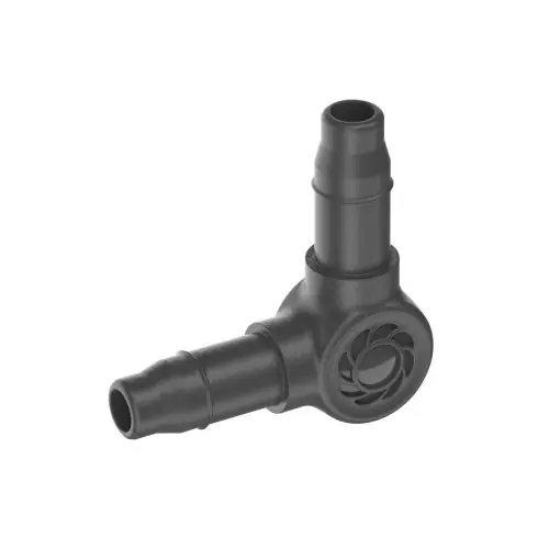 Jonctions en L pour tuyaux à goutteurs incorporés 4,6 mm - Boîte de 5 pièces - GARDENA Solde