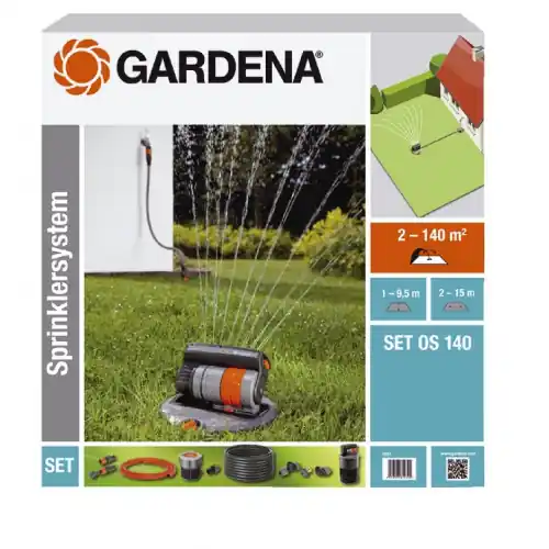 Bon Marché Kit Arroseur oscillant escamotable OS 140 – GARDENA