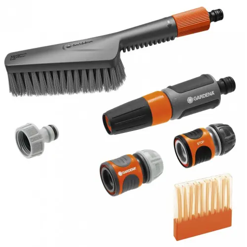 Expédié Aujourd&rsquo;hui Kit brosse de lavage à main S souple avec raccordement – GARDENA