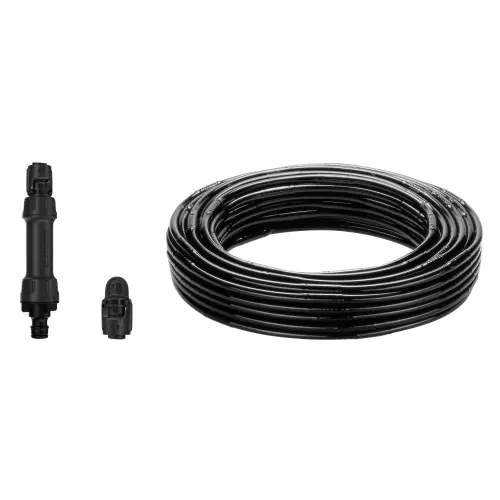 Kit d‘initiation 50 m de tuyau à goutteurs incorporés et bouchon fin de ligne pour plantes - GARDENA Prix Promo