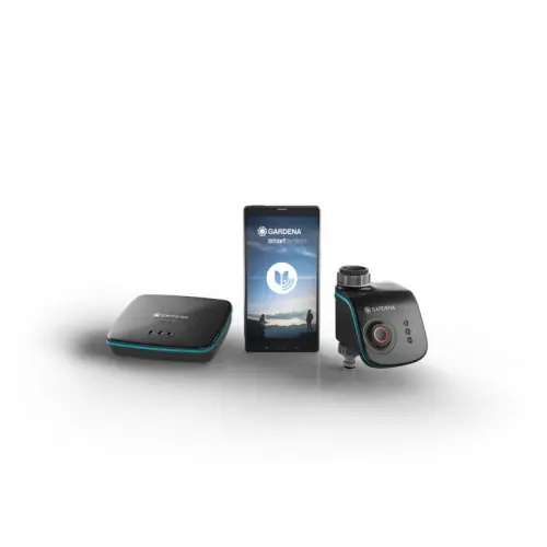 Kit smart Water Control 1 smart Gateway et 1 smart Water Control - GARDENA Nouveauté