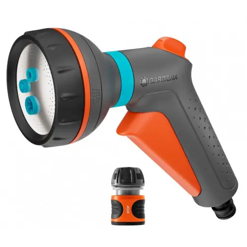 Pistolet d’arrosage multi-applications - Classic - 4 jets - Raccord Aquastop inclus - GARDENA Usine Directe