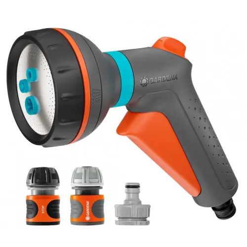 Soldes Pistolet d’arrosage multi-applications Classic avec nécessaire de base - GARDENA