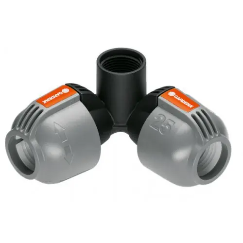 Solde Raccord d‘angle d‘arrosage enterré 25 mm femelle 3/4" - GARDENA