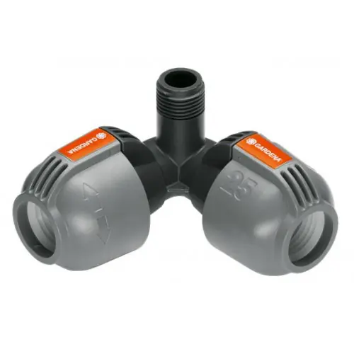 Nouvel Arrivage Raccord d‘angle d‘arrosage enterré 25 mm mâle 1/2" - GARDENA