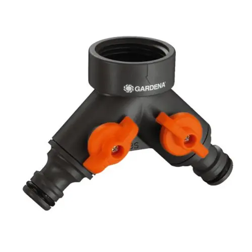 Meilleure Vente Sélecteur d‘arrosage en Y sur robinet 2 circuits filetage 33,3 mm - GARDENA