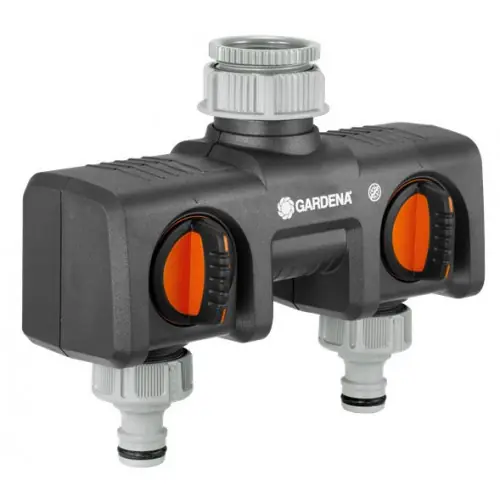 Sélecteur d‘arrosage sur robinet 2 circuits filetage 33,3 mm – GARDENA Top Vente