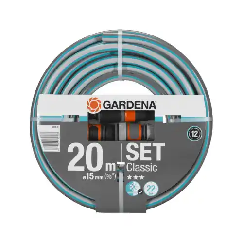 Soldes Tuyau d‘arrosage Classic Ø 15 mm + accessoires d‘arrosage – GARDENA
