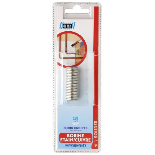 Bobine pour brasure etain / cuivre, 20 g, GEB – GEB Populaire