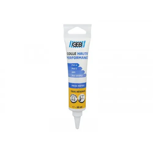 Colle pvc haute performance 50 ml GEB tube 50 ml – GEB Must-Have