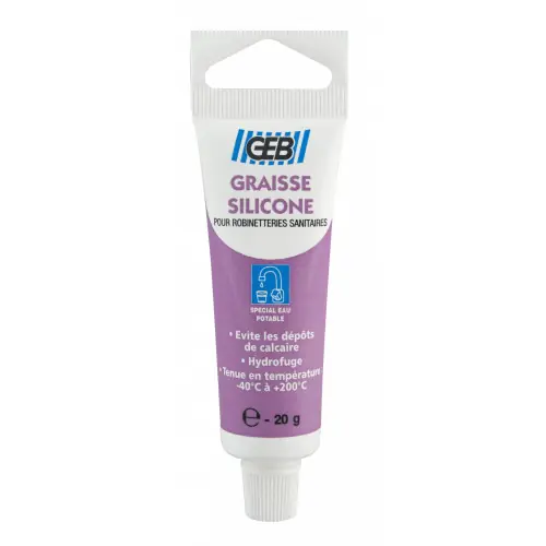 Offre Spéciale Graisse silicone anticalcaire 20 g GEB – GEB