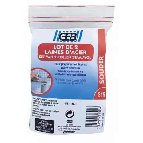 Laine d‘acier, GEB – GEB Acheter En Ligne