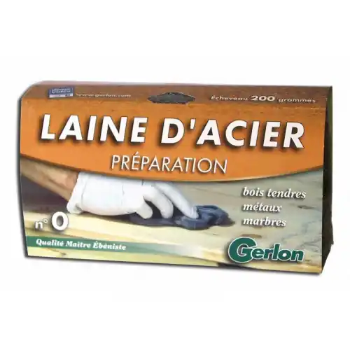 Laine D‘Acier De Préparation Gerlon N°0, 200 G – GERLON Vente Flash