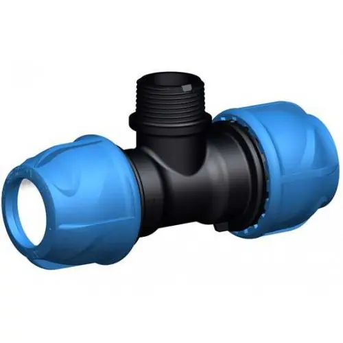 Té de transition 90° – iJoint – Ø 75 mm filetage mâle 2&Prime;1/2 – GF Piping Systems Meilleure Vente