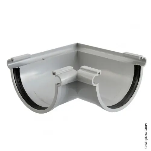 Haute Qualité Angle mixte à joint pvc gris GIRPI, Dév.25 cm – GIRPI