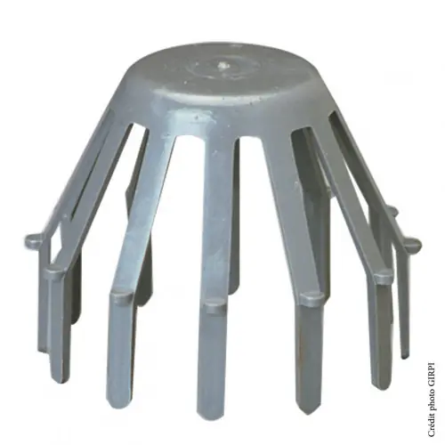 Populaire Crapaudine gris pvc D.80mm – GIRPI