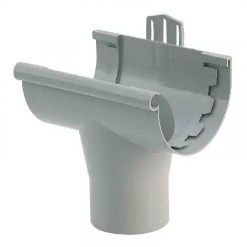 Gouttière PVC – Naissance à coller Ø 25 gris – GIRPI Prix Cassé