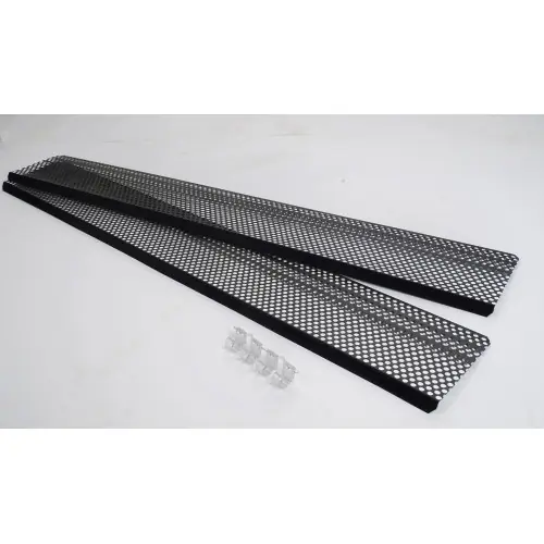Réduction Grillage stop-feuilles et attaches noir pvc - GIRPI