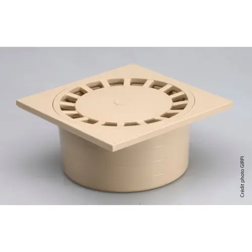 Siphon de cour en polypropylène GIRPI sable l.20 x H.10 cm – GIRPI Acheter En Ligne