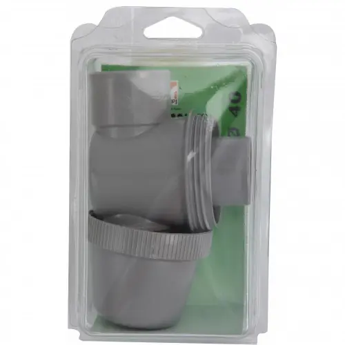 Siphon de parcours en pvc à coller, mâle / femelle, D.40 – GIRPI Prix Cassé