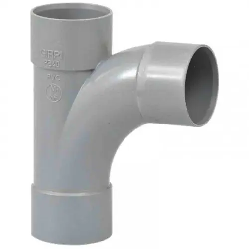 Té d‘évacuation pied de biche à 87°30 femelle/femelle Ø 40 mm – GIRPI Offre Spéciale