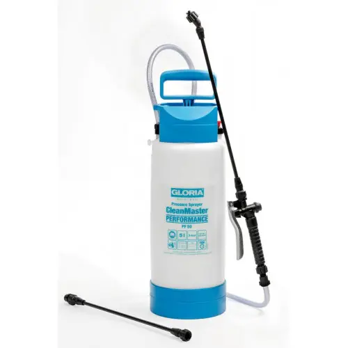 Acheter En Ligne Pulvérisateur à pression CleanMaster PERFORMANCE PF 50, détergents acides et alcalins – 5L – Gloria