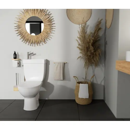 WC a poser sans bride sortie horizontale duo manille 3/6 litre godart – Godart Prix Réduit