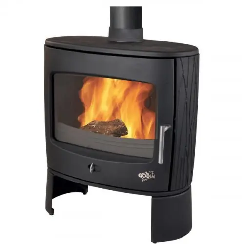 Poêle à bois Eclipse anthracite – fonte 8 kW – Godin Achetez Aujourd&rsquo;hui