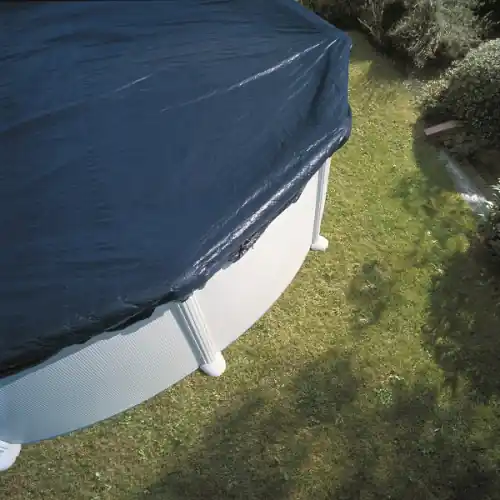 Bâche hiver 120g /m² pour piscine 6,10 x 3,75m - GRE POOLS Vente Directe