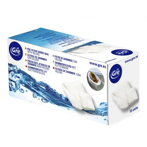 Achat Immédiat Lot de 10 préfiltres jetables pour skimmer – GRE POOLS