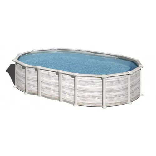Achat Immédiat Piscine ovale acier 6,34m x 3,99m x H 1,32m – GRE POOLS
