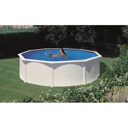 Expédié Aujourd'hui Piscine ronde acier Ø3,70m x H 1,22m - Filtration à sable - GRE POOLS