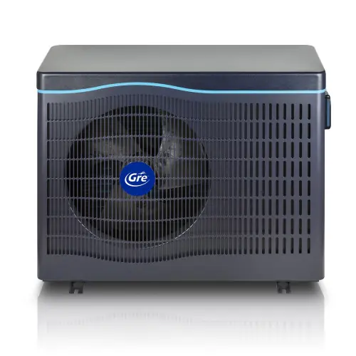 Pompe à chaleur pour piscine - 7 kW - Jusqu’à 45 m³ - Inverter connectée - Montage extérieur - Gris foncé - GRE POOLS Usine Directe