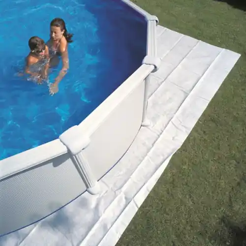 Acheter Direct Tapis de sol 6,25m x 4m pour piscine 6,10m x 3,75m , épaisseur 100g/m² – GRE POOLS