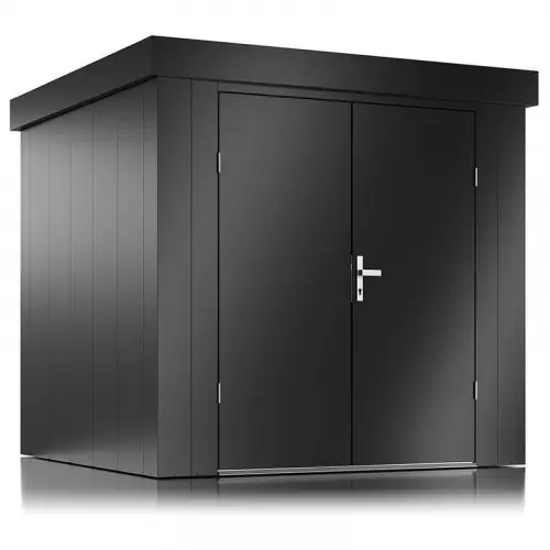 Achetez Aujourd&rsquo;hui Abri de jardin – taille L – Anthracite – 226x226x213 – acier – Guardi