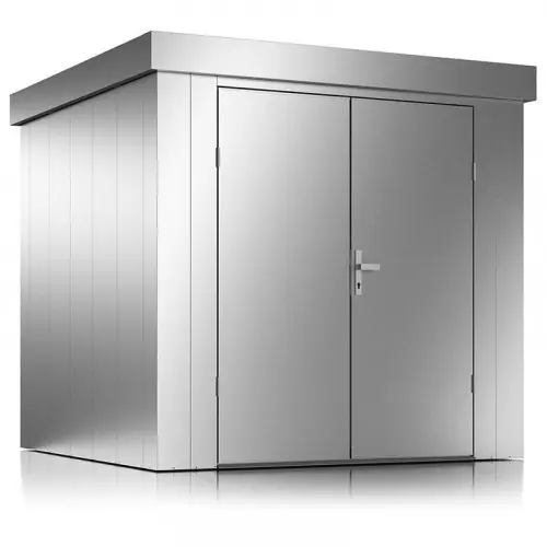 Meilleure Vente Abri de jardin – taille L – Argent métallisé – 226x226x213 – acier – Guardi