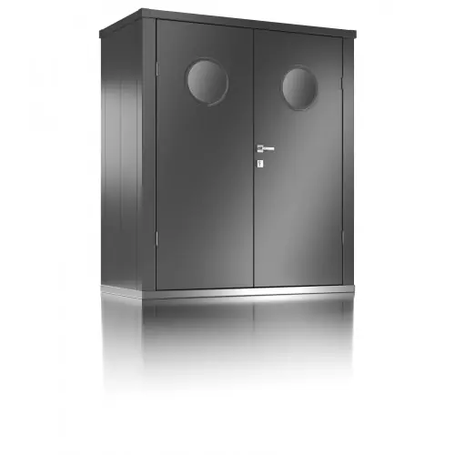 Armoire à outils avec hublots – taille L – Anthracite – 170 x 84 x 194 – acier – Guardi Achetez Aujourd&rsquo;hui