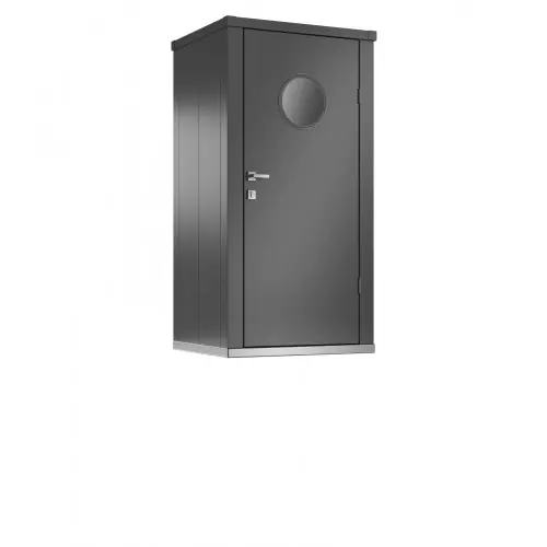 Commande En Gros Armoire à outils avec hublots – taille S – Anthracite – 97 x 84 x 194 – acier – Guardi