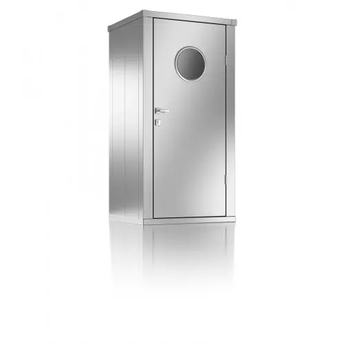 Jusqu&rsquo;à Épuisement Des Stocks Armoire à outils avec hublots – taille S – Argent – 97 x 84 x 194 – acier – Guardi