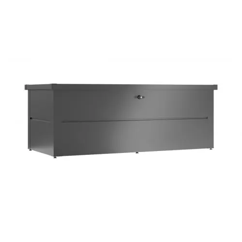 Paiement Sécurisé Coffre de jardin - taille L - Anthracite - 185x85x69 - acier - Guardi